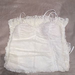 White Lace Mini dress